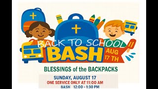 Back to School Bash 2025 invitation video