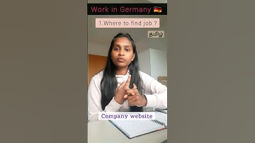 How to find jobs in Germany? (in Tamil) #job #germany #tipsandtricks #tamil