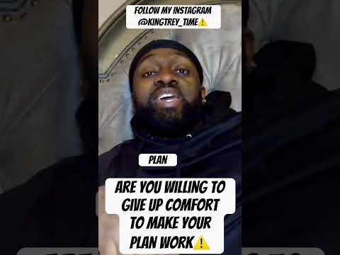 Are You Willing To Give Up Comfort To Make Your Plan Work Bedifferentfamily Bdf 