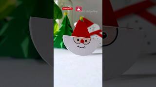 Create a CUTE Santa Claus from paper🎅❤️#christmas#diysantaclaus #christmasdecor#shorts#ytshorts#art