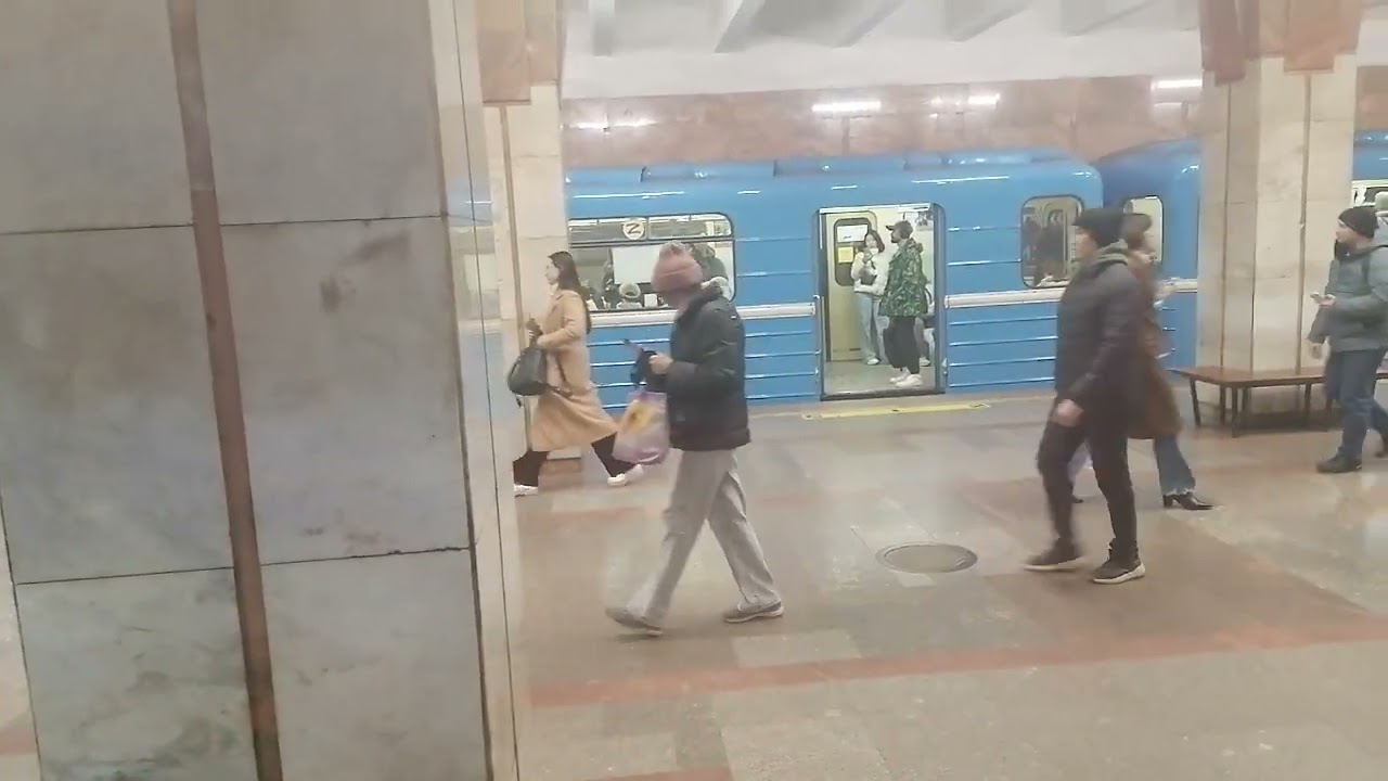 Метро Новосибирск. Площадь Маркса - Заельцовская, + сборник поездов. Заельцовская - Гагаринская.