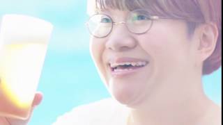 近藤春菜による木村カエラの完コピ版CM「サッポロ 麦とホップ Platinum Clear（プラチナクリア）」
