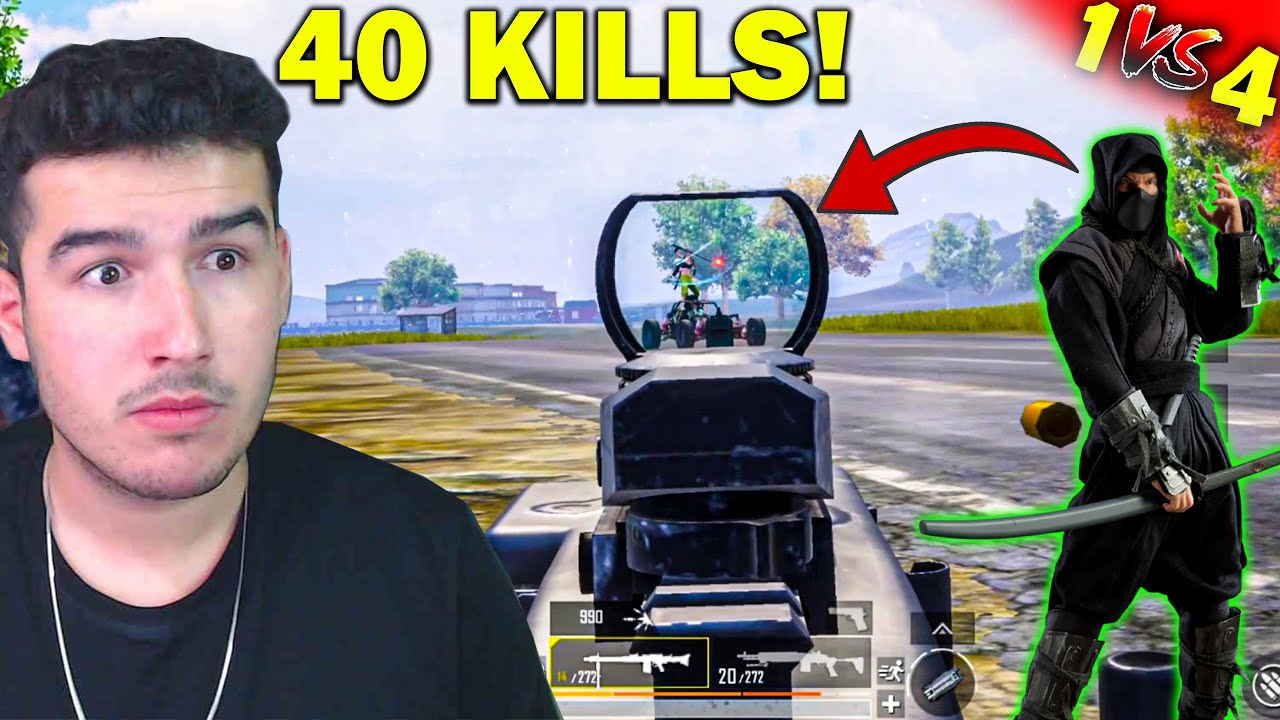 BUGGY İLE GELEN NİNJA! GÖRÜNCE ŞOK OLACAKSINIZ! 1V4 PUBG MOBILE - YouTube