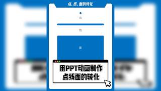 PPT动画：数学课点线面的转化 前段时间有数学老师问我能不能用PPT动画制作一个点、线、面的变化，今天得空尝试了一下️。 · 结论：可行。但和很多人想象的做法不太一样。 · 猜猜看，我是怎么做的呢？