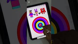 Sprunki Numberblocks and Jax eye mixing #sprunki #numberblocks #emojimixing #incrediboxsprunki