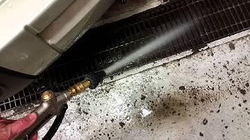 Power flushing a LR3 heater core.