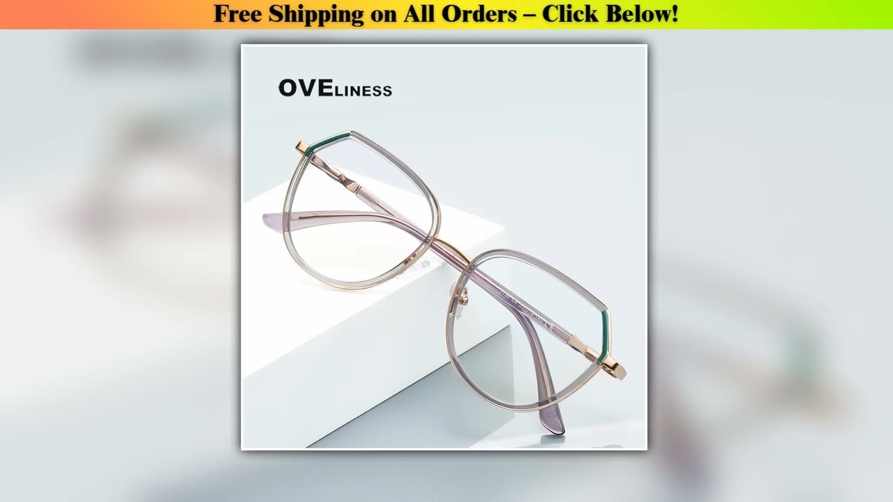 Spectacles square Eyeglasses women Fashion Reading Glasses Anti Blue Light Computer Eyewear Frame