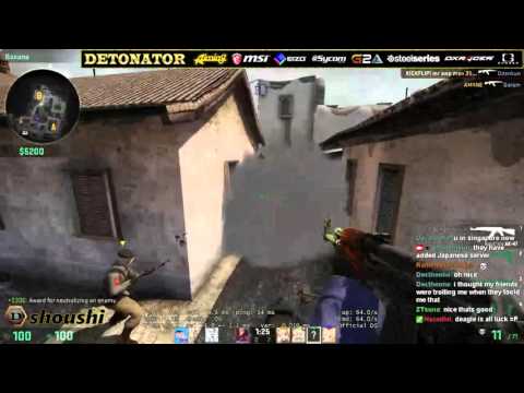 Shoushink double one deag through smoke