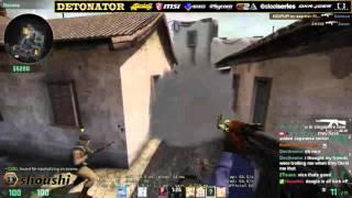 Shoushink double one deag through smoke