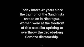 Nicaraguan Revolution🔥 #sandinista #somoza #nicaragua #revolution #women #empowerment #42th #shorts