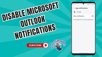 How to Disable Microsoft Outlook Notifications