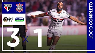 Thumbnail for JOGO COMPLETO: SÃO PAULO X CORINTHIANS | 4ª RODADA | FASE DE GRUPOS | PAULISTÃO 2025