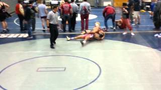 Part one David McCright vs. All American from Texas 182 lbs. Finals Edmond North Tournament