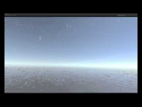Oculus Rift + Unity 5 custom particle system:  3.5 million snowflakes