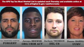 Arlington Police s 10 Most Wanted Criminals October 2