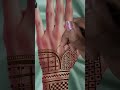 Modern Arabic Mehndi Design | Stylish Back Hand Henna with Bold Patterns