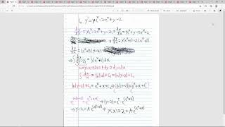 Ordinary Differential Equations Section 2.2: Solutions to Separable Equations
