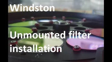 Installing 31mm unmounted filters into ZWO EFW filterwheel