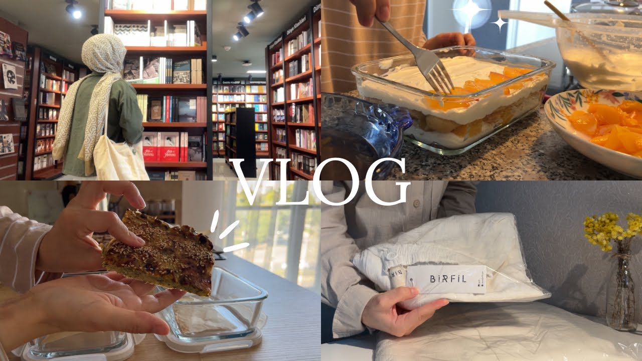 günlük hayatımdan kesitler - manuka turu, penguen kitabevi, şeftalili tiramisu, yazlık alışveriş💅🏻🍑📚