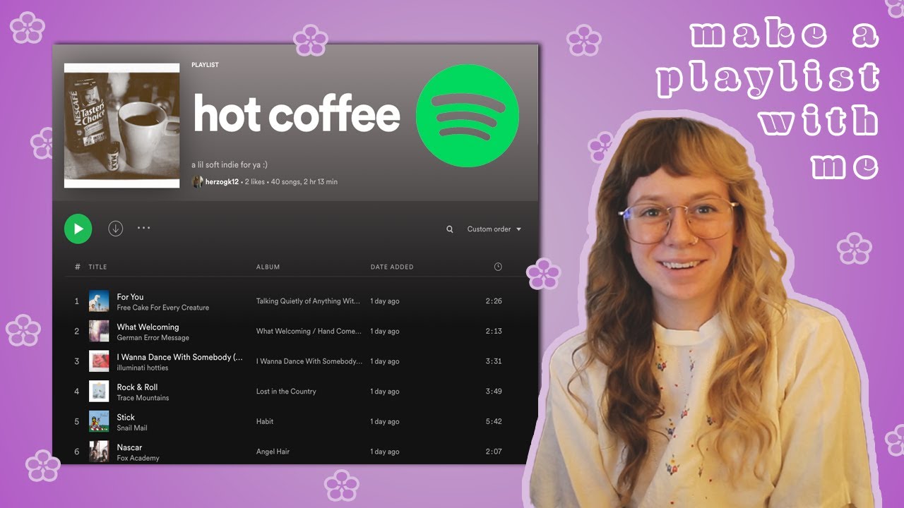 создай плейлист со мной