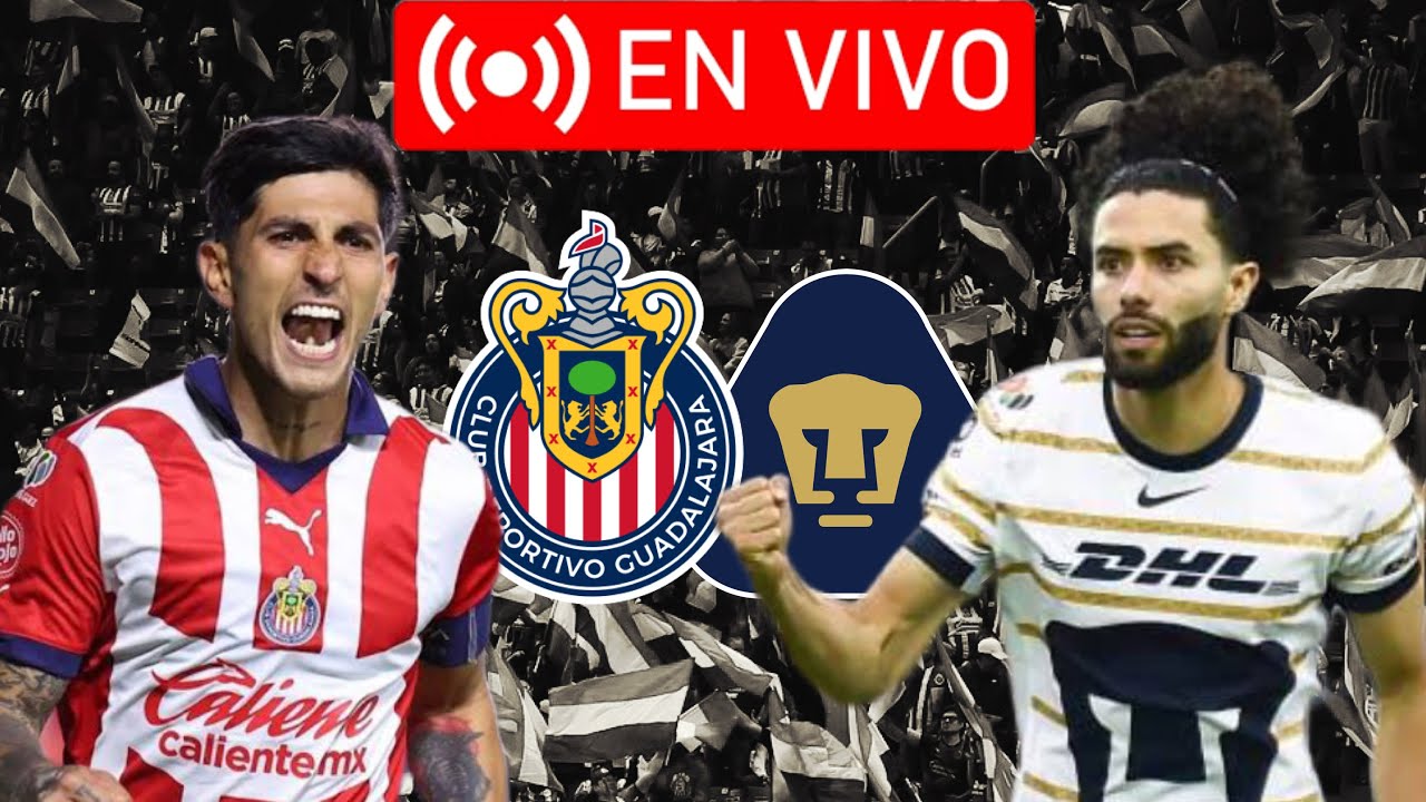 🚨Chivas vs Pumas UNAM ver en vivo Chivas Noticias Chivas Memo Martínez ...