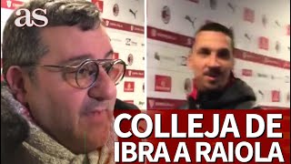 Details MINO RAIOLA, IBRAHIMOVIC y su momentazo con colleja incluida en zona mixta | Diario AS Update