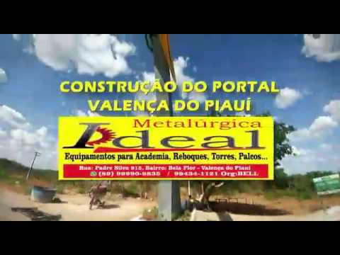 Obra do portal de Valença do Piauí