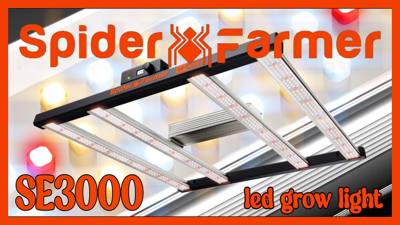 UNBOXING!!! Spider Farmer SE3000 led grow light  #spiderfarmerled