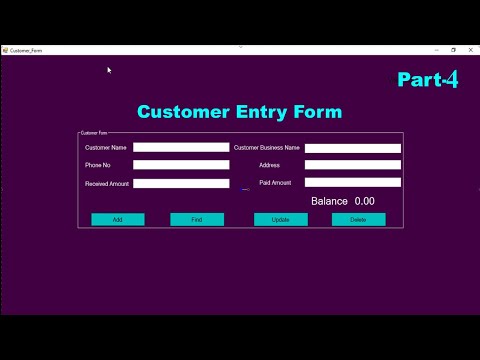 Customer Entry Form For Invoice Amount Text Box VB.NET
