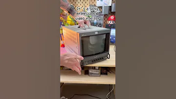 My TV Monitor Retrogaming Retrogames Crtmonitor Sony Pvm Snes Supergameboy Retroaesthetic 
