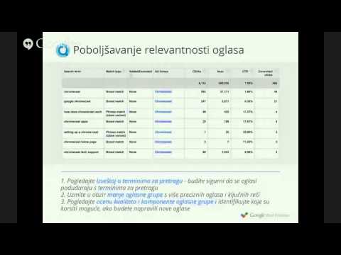 AdWords Onlajn Škola - Saveti za pospešenje ocene kvaliteta.