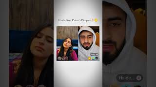 Haider Likes Qainat Dimples ❤️😃 #viralshort #haidershah #qainatquershi#foryoupage