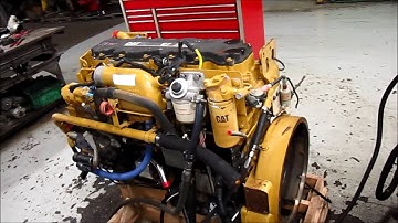 Good CAT C7 Acert Running Engine