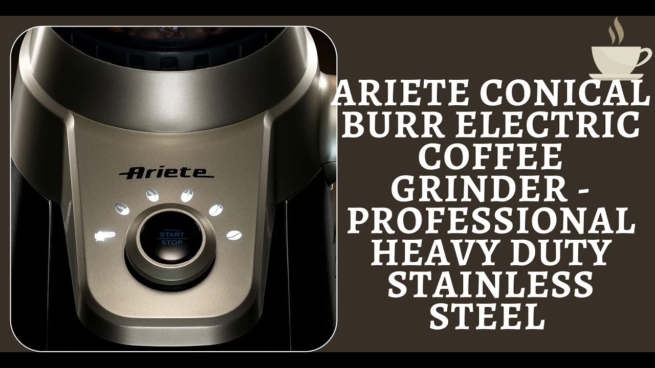 Ariete Conical Burr Electric Coffee Grinder