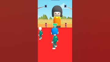 SQUID GAMES [ Green Light Red Light] with Doraemon, Nobita, Shinchan, Jo Jo Bizzare & Hulk #short