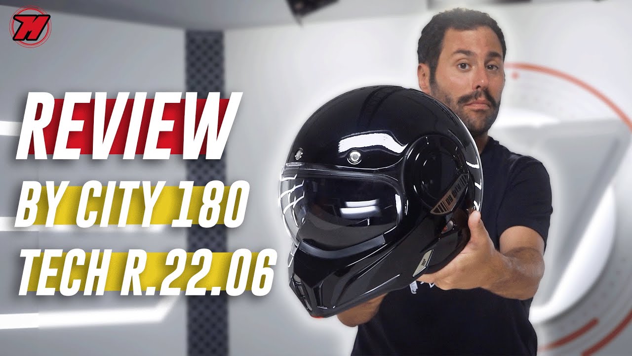 Review casco By City 180 Tech R2206, un casco de moto modular 180° ↔️ 