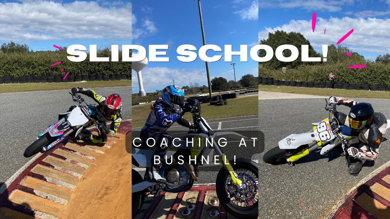 Supermoto Slide School at Bushnell Motorsports Park! YouTube