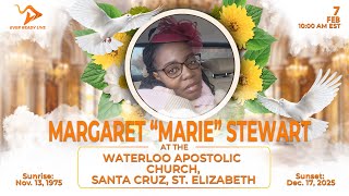 Thanksgiving Service for the life of Margaret Stewart. On Saturday, February 7, 2026 @ 10 AM