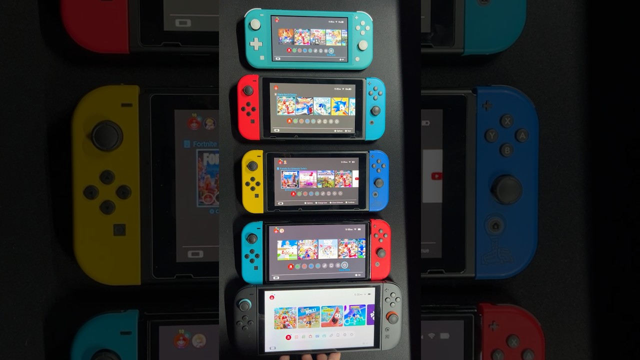 All Nintendo switch models #nintendo #nintendoswitch #switch