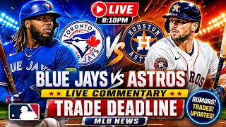 ⚾ BLUE JAYS vs ASTROS | LIVE PLAY-BY-PLAY | MLB NEWS