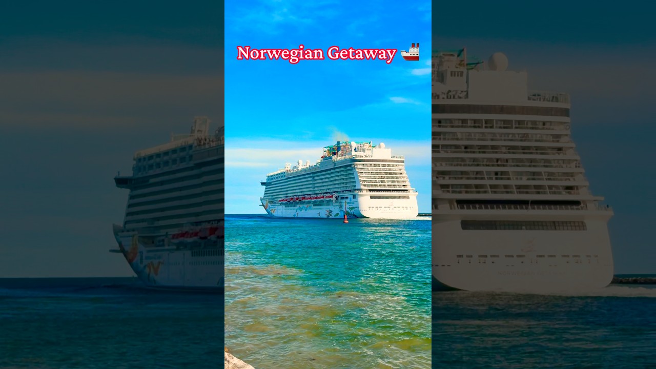 Norwegian Getaway Departs PortMiami 🛳️ #dream #travel #vacation #cruise