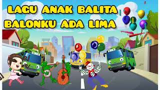 BALONKU ADA LIMA || LAGU ANAK INDONESIA POPULER || No Copyright