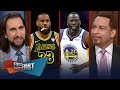 LeBron 50/50 on farewell tour, Draymond talks Warriors trade for LBJ | NBA | FIRST THINGS FIRST