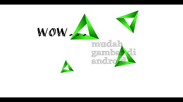 Tutorial infinite design. cara membuat logo simple di android android. Gambar simple segitiga