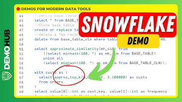 Snowflake Demo #shorts // ❄️Exploring 4 Powerful Estimation Functions In Snowflake | www.demohub.dev