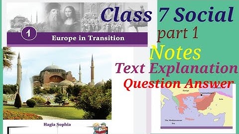 Class7 SocialScience|Unit1 Europe in Transition|part1|Related QuestionAnswer |Englishmedium|@Educutz
