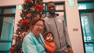 Alfonzo  Mckinnie visits RMH shot by @KWelchVisuals