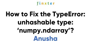 Handling Unhashable Type Numpy Ndarray: A Comprehensive Guide Handling Unhashable Type Numpy Ndarray: A Comprehensive Guide