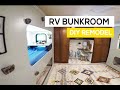 RV Bunk Room Remodel: DIY Build