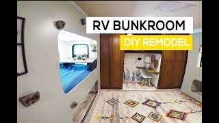 RV Bunk Room Remodel: DIY Build
